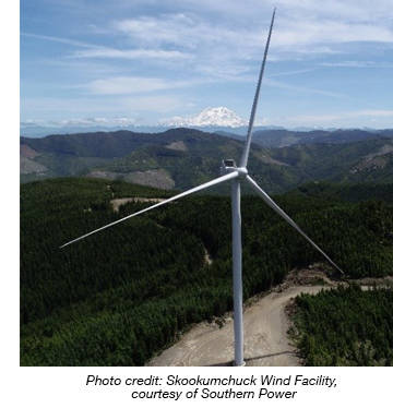 Skookumchuck Wind Facility. Courtesy photo