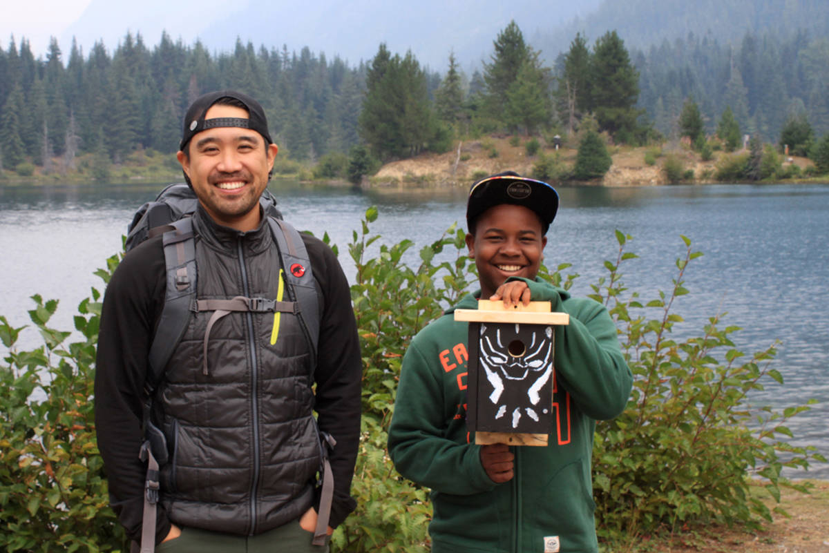 Derek (left) and Marshall from the Big Brothers Big Sisters of Puget Sound, on an outing last year. The mentorship program came to the Enumclaw Plateau region for the first time in 2019.