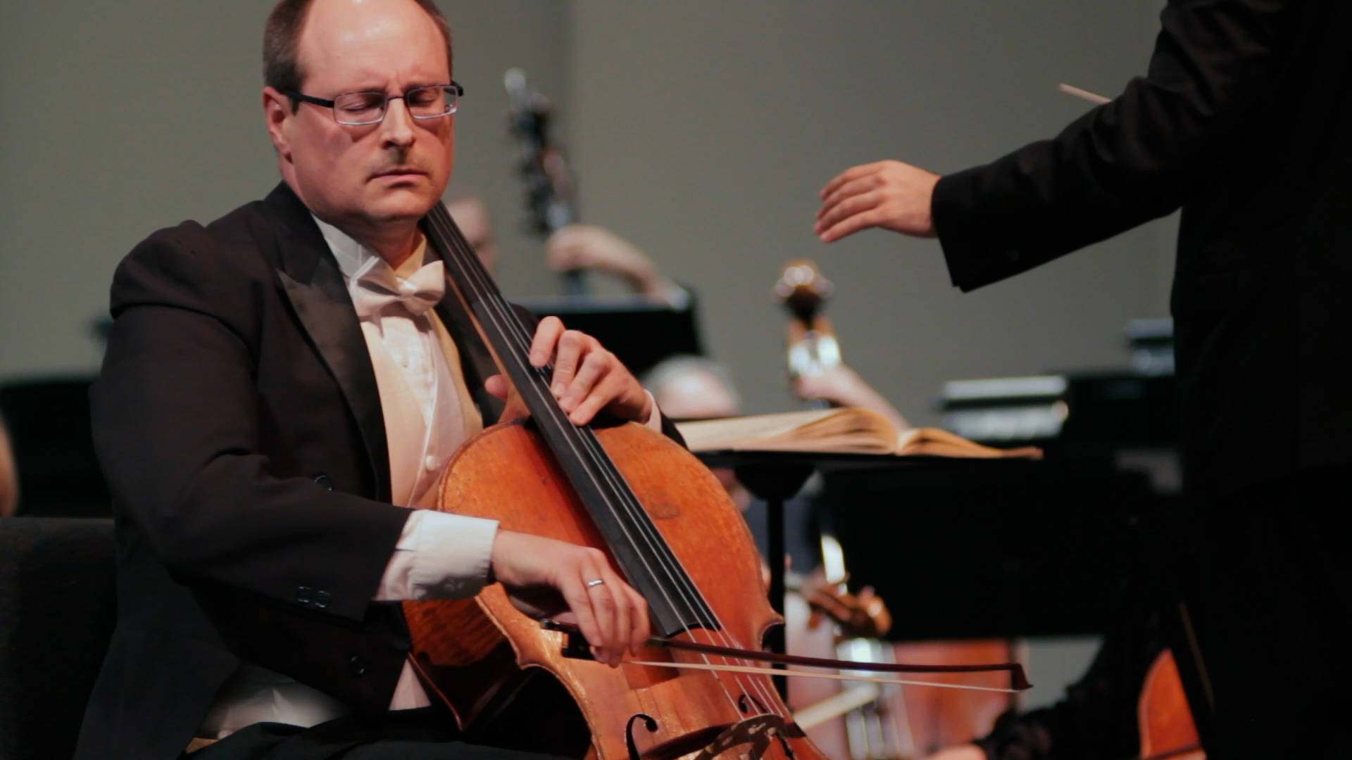 Brian Wharton playing Lalo’s Cello Concerto. Courtesy photo