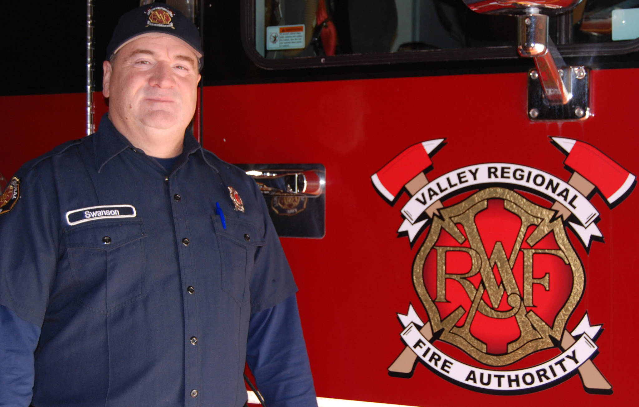 Veteran VRFA firefighter David Swanson retired on Feb. 14, bringing a close to a 30-year career in the fire service. Courtesy photo.