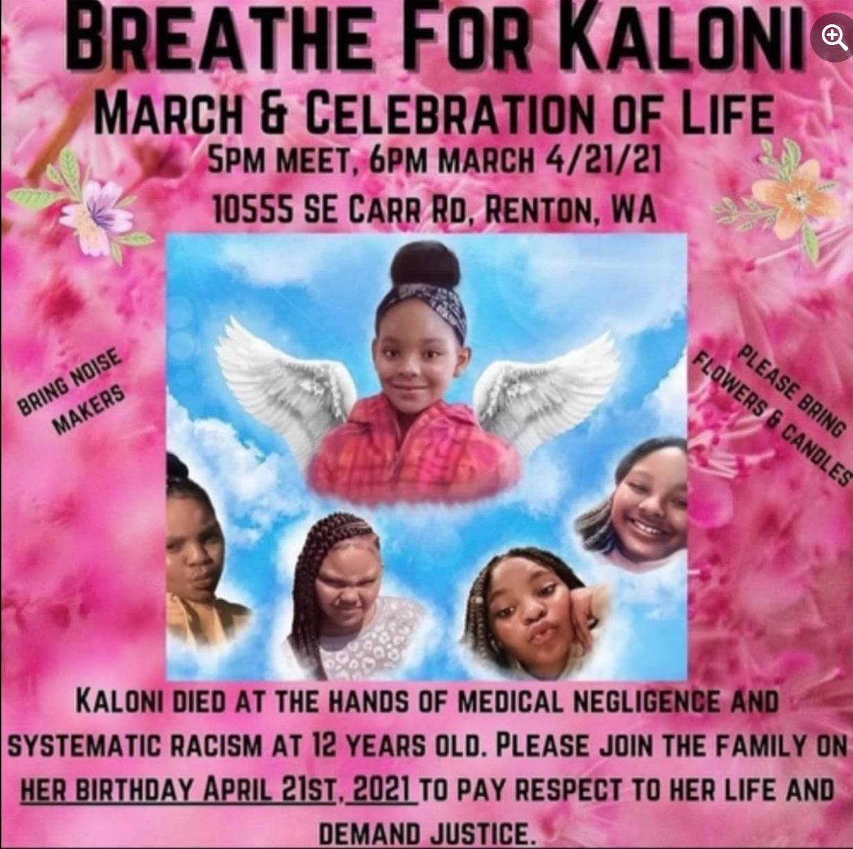 A celebration of life was held recently for Kaloni Bolton. Courtesy image