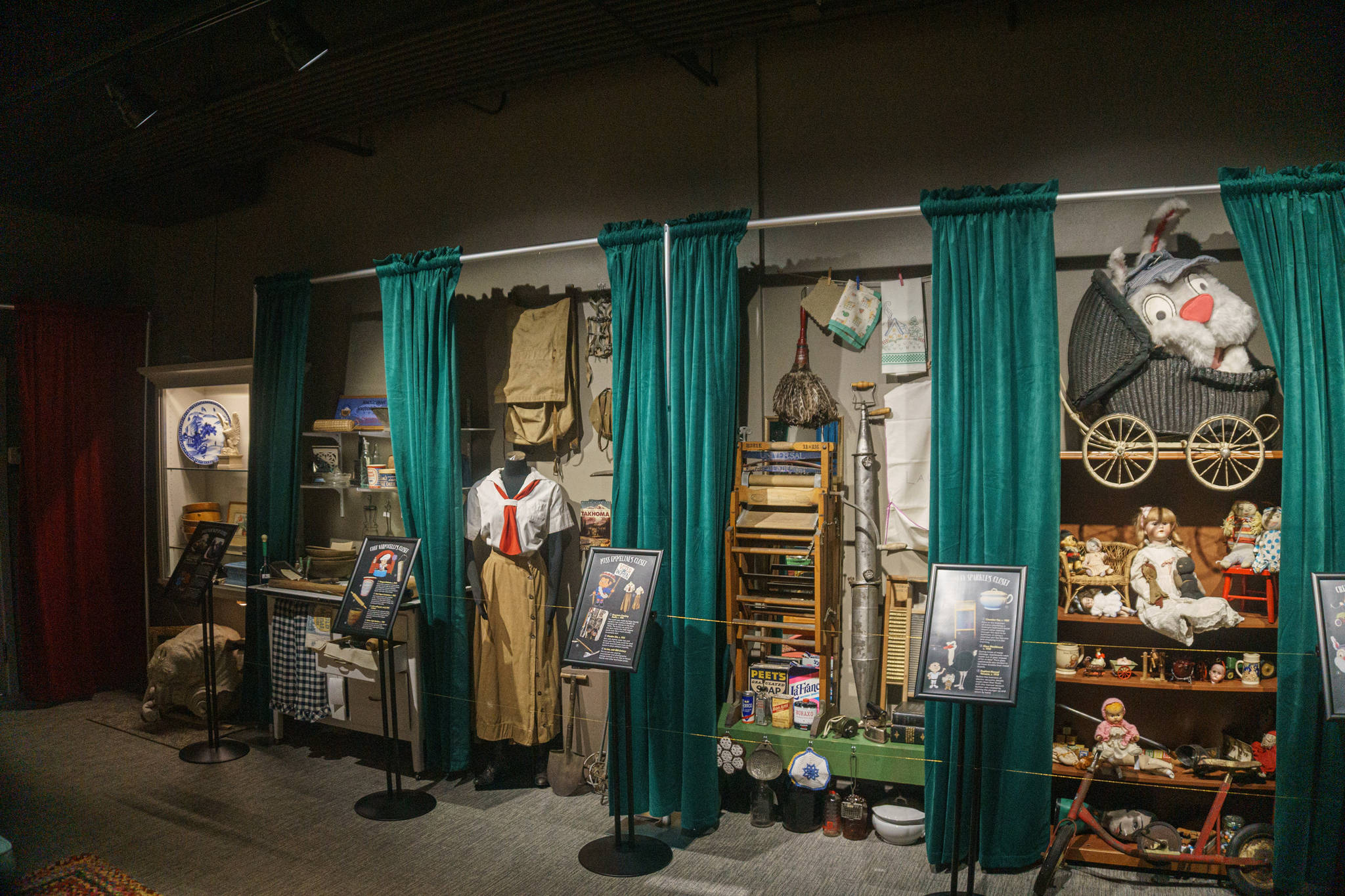 Closets of Curiosity, the newest exhibit featured at the White River Valley Museum in Auburn, photo taken July 1, 2021. 	Photo by Henry Stewart-Wood