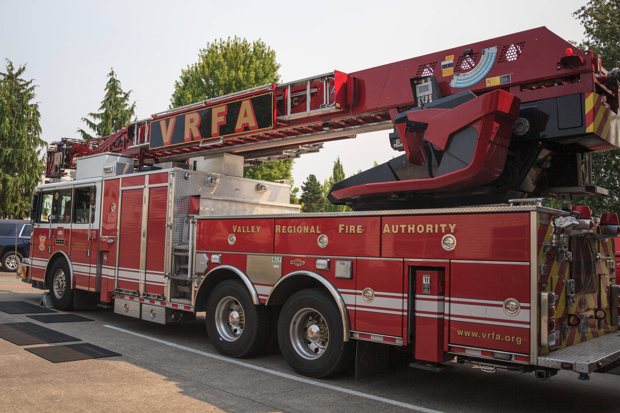 Valley Regional Fire Authority truck. Photo by Henry Stewart-Wood/Sound Publishing