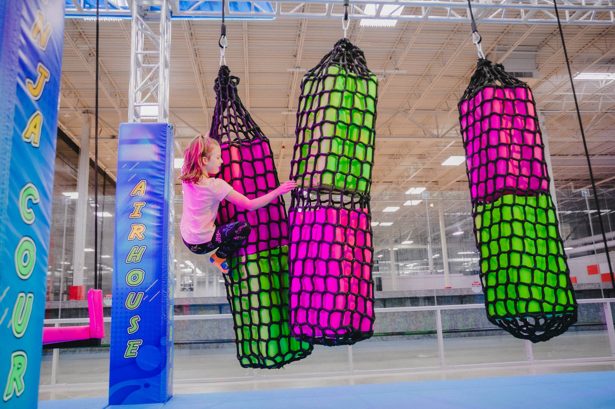 Airhouse Adventure Park is opening its doors to the public on Jan. 7, 2022, at 1101 Outlet Collection Way. Photo courtesy of Airhouse Adventure Park.