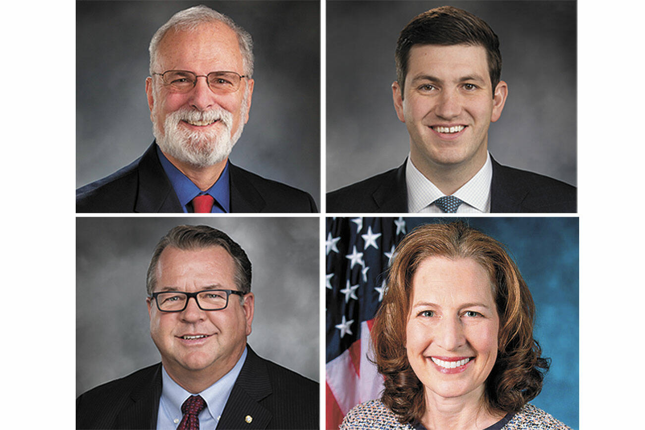 Incumbants Sen. Phil Fortunato, R-31, Rep. Drew Stokesbary, R-31, Rep. Eric Robertson, R-31, and U.S. Rep. Kim Schrier, 8th Congressional District.