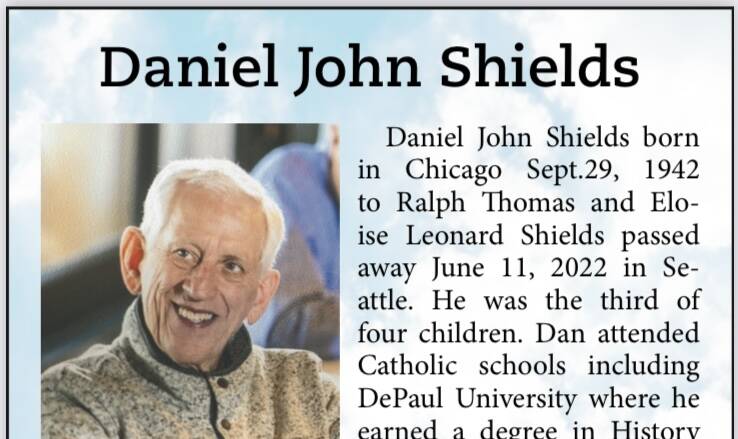 Daniel John Shields | Obituary