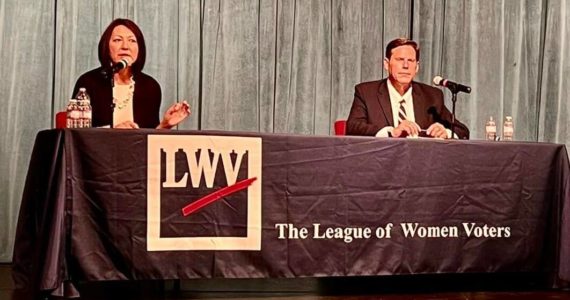 The League of Women Voters of Seattle-King County hosted a candidate forum between Leesa Manion and Jim Ferrell in race for King County Prosecutor on July 21 at the Renton Civic Theatre. Courtesy photo