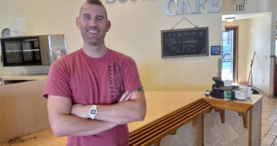 Thomas Hollern, owner of the Sun Break Cafe, which closed July 21 in Auburn. Photo by Robert Whale/Auburn Reporter