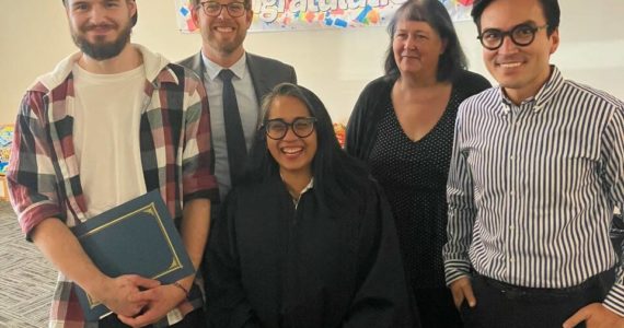 Graduation from Auburn’s Community Court with Judge Leah Taguba. Photo Courtesy of King County.