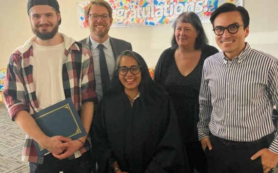 Graduation from Auburn’s Community Court with Judge Leah Taguba. Photo Courtesy of King County.