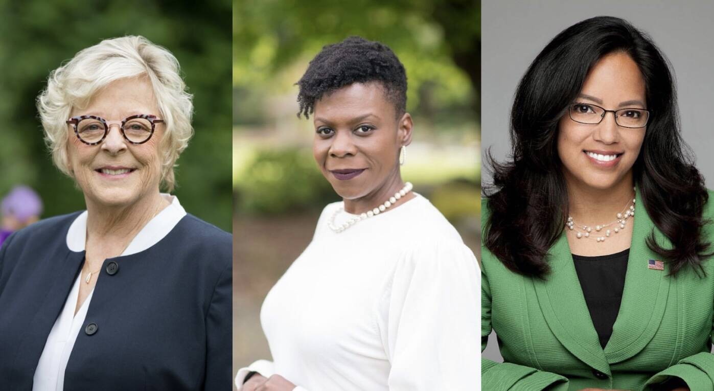 From left, Sen. Claire Wilson, State Rep. Jamila Taylor and Kristine Reeves. Courtesy photos