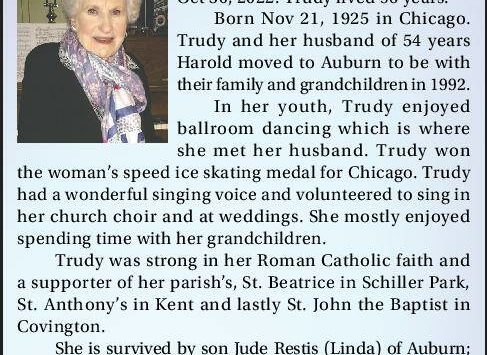 Gertrude (Trudy) Restis | Obituary