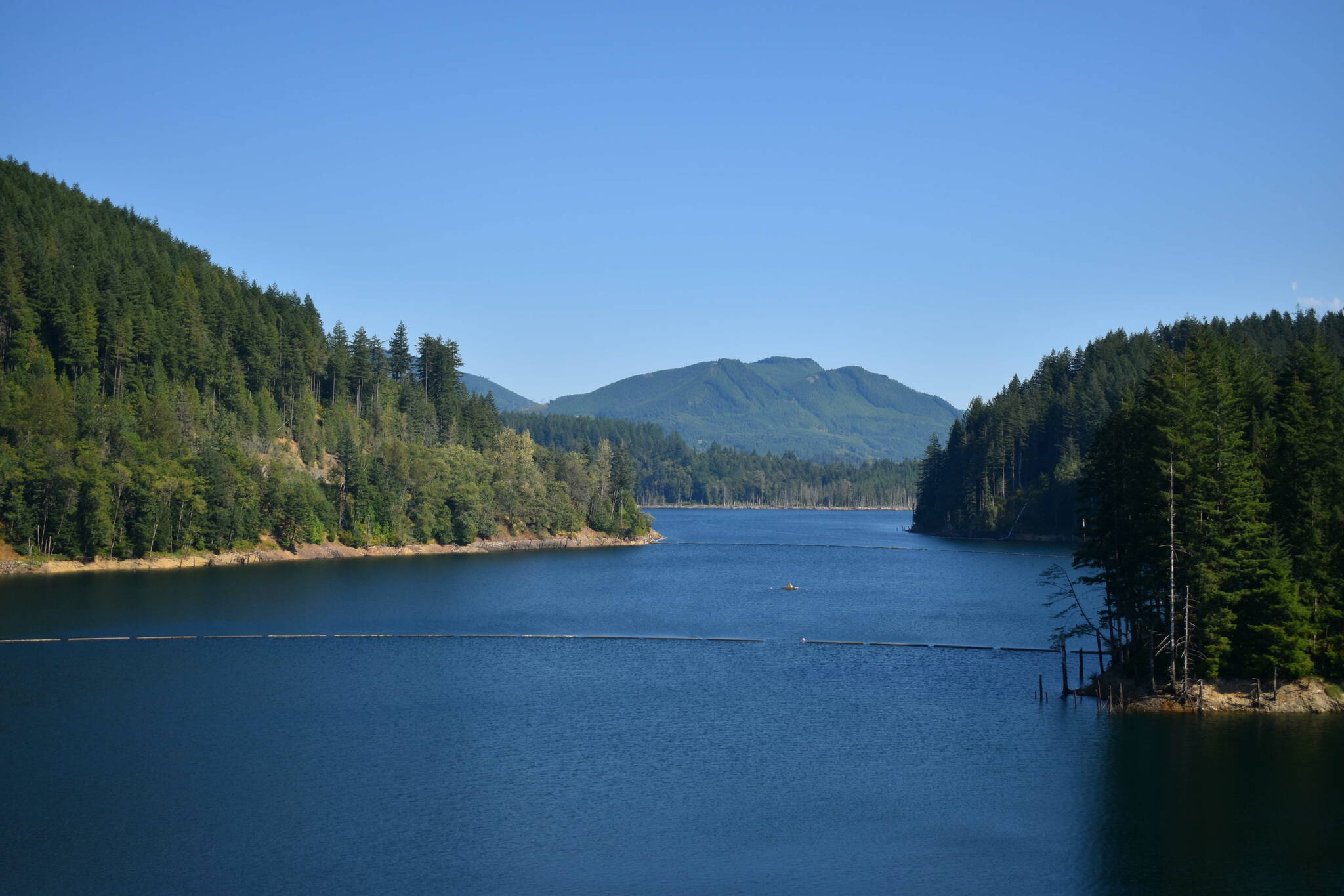 Behind the Howard Hanson Dam lies around 100 miles of prime fish-spawning habitat. Photo by Alex Bruell.