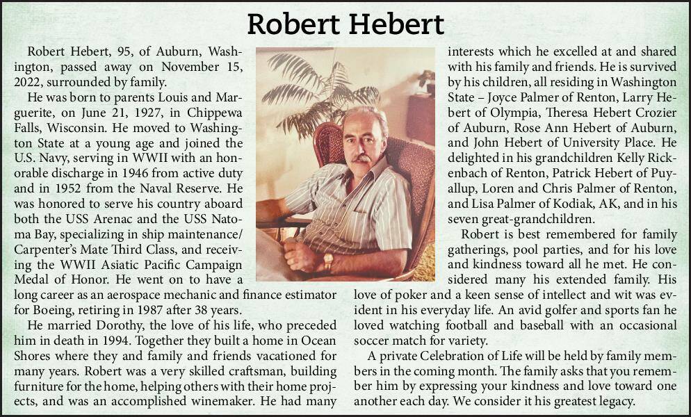 Robert Hebert | Obituary