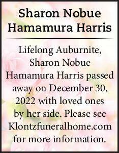 Sharon Nobue Hamamura Harris | Obituary