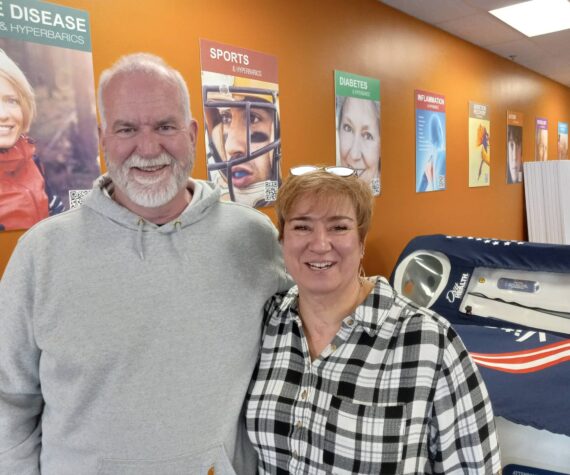 Shane and Tamoro McDonald recently opened Hyperbarics Northwest on A Street SE in Auburn, where they use hyperbaric chambers to help heal the human body. (Photo by Robert Whale, Auburn Reporter)