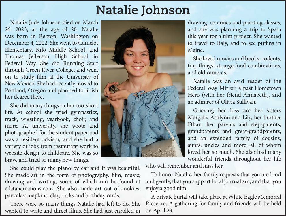 Natalie Johnson | Obituary