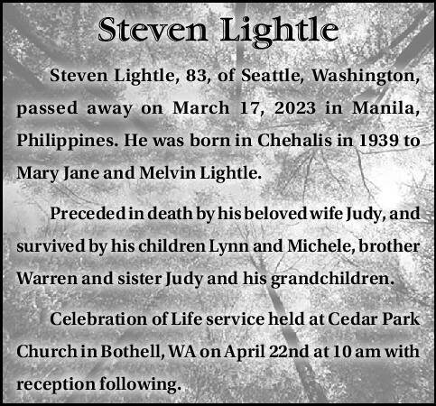 Steven Lightle | Obituary