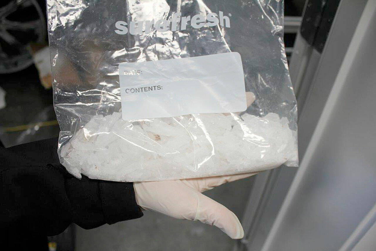 Meth recovered by the King County Sheriff’s Office. Courtesy photo