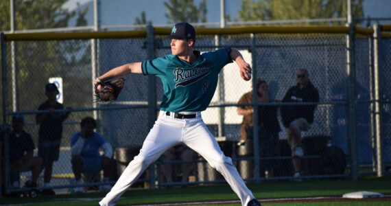 Auburn Riverside starting pitcher freshman Kaden Morgan on the mound. Ben Ray / The Reporter