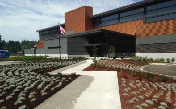 Design rendering of new Algona transfer station (Screenshot from King County website)