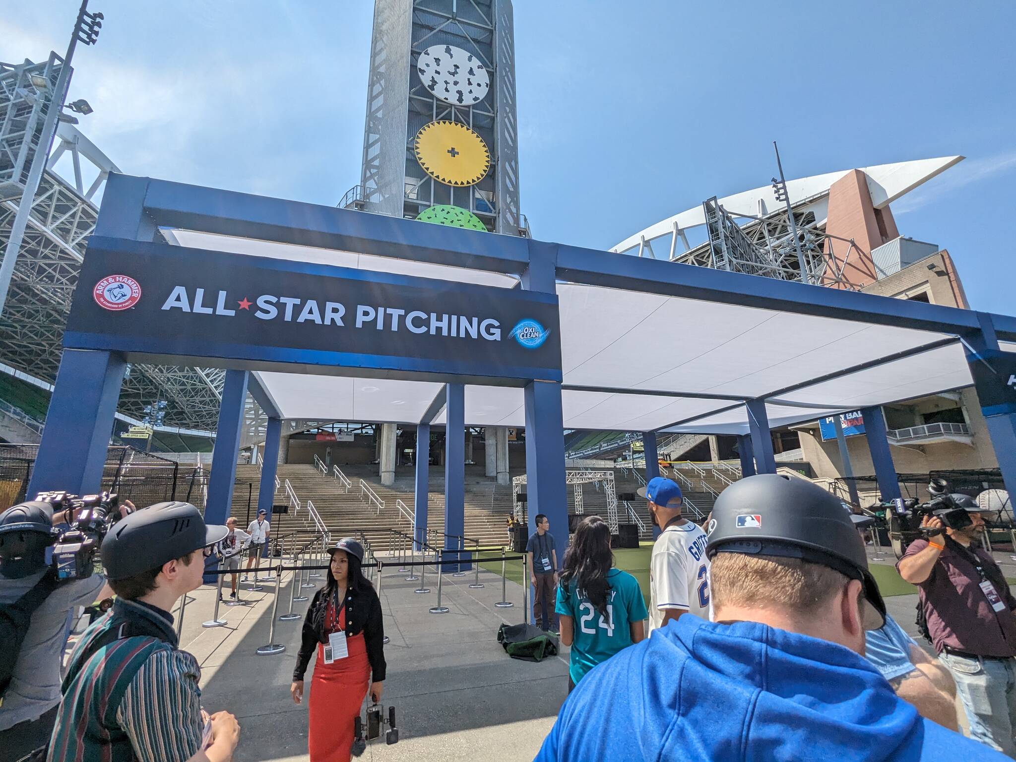 The pitching and hit cages on the north part of Lumen Stadium, a part of the free section of the Play Ball Park by Capital One. Ben Ray / The Mirror