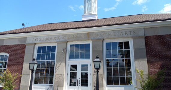 The Postmark Center for the Arts marquee. (Courtesy photo)