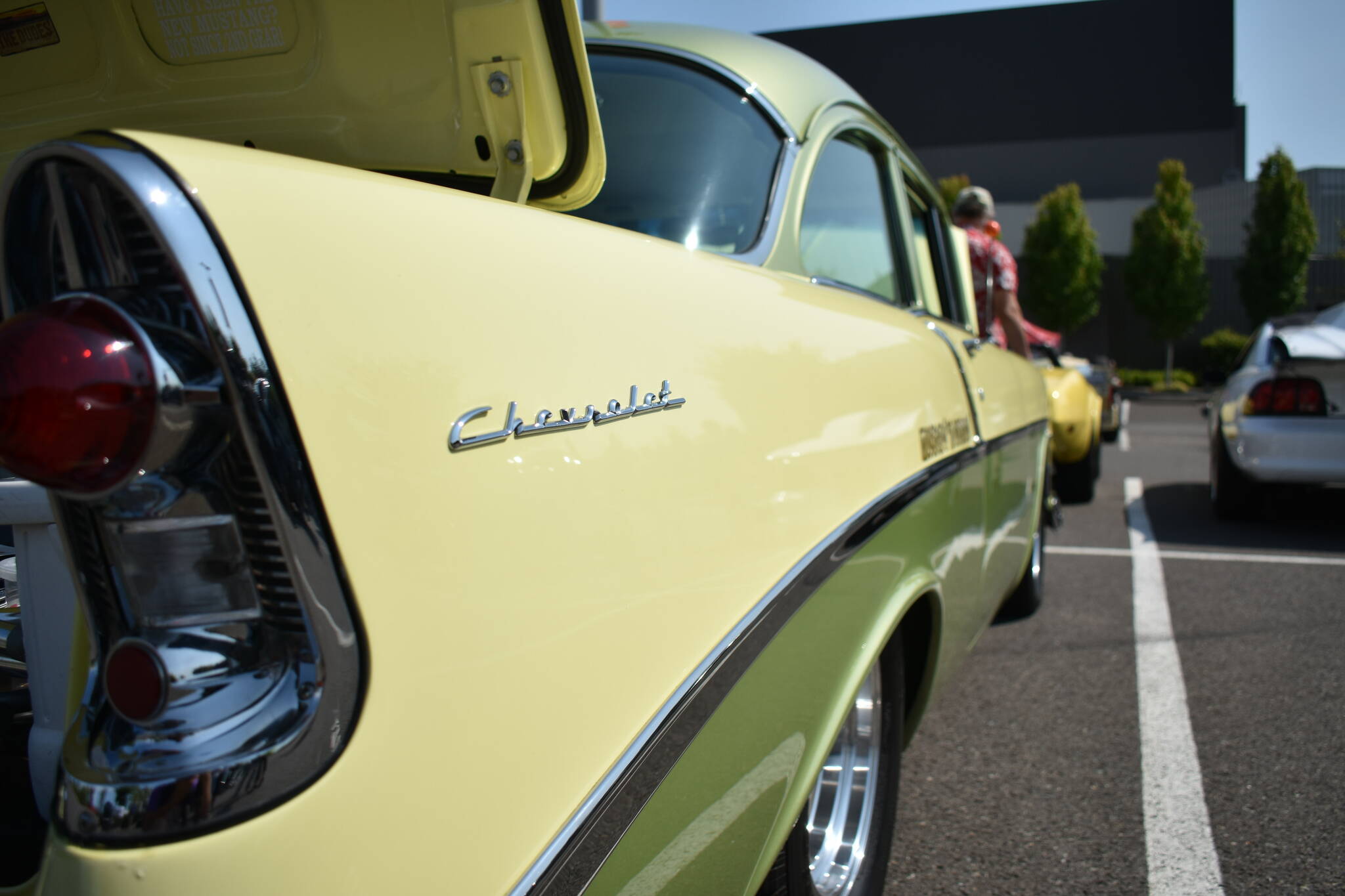 Cars were on display at the Federal Way Performing Arts Center before making their final destination for Fan Fest at the Outlet Collection on July 20. (Photos by Ben Ray / Sound Publishing)