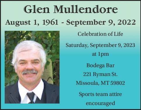 Glen Mullendore | Obituary