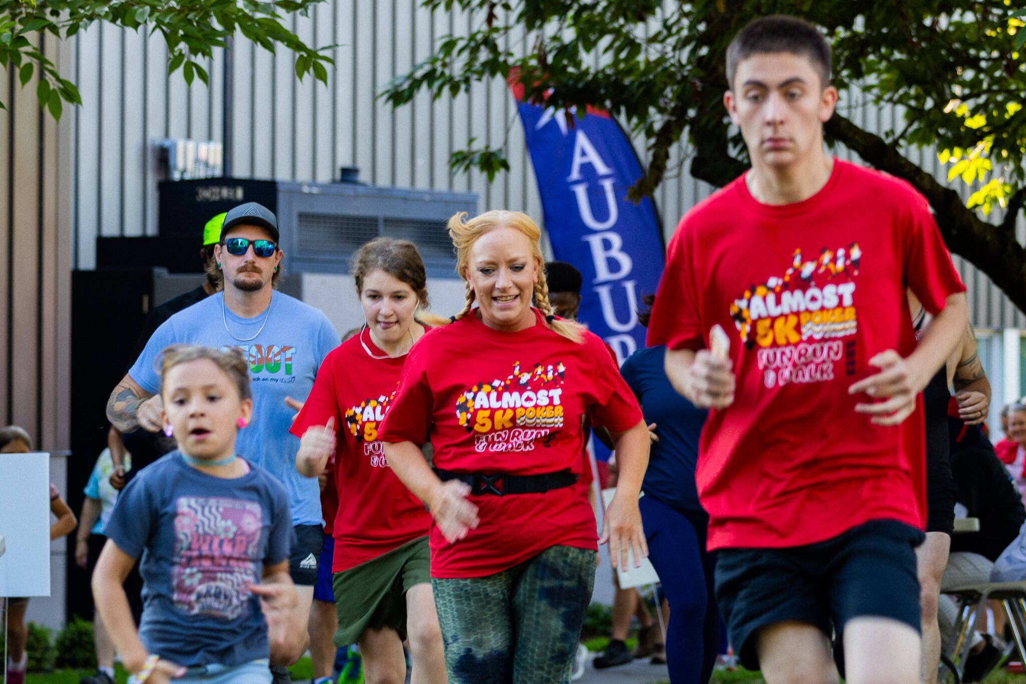 Courtesy photo
The Almost 5K Poker Fun Run and Walk was held Aug. 11 at Les Gove Park in Auburn.