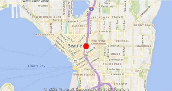 Location of the crash. (Courtesy of the Washington State Patrol.)