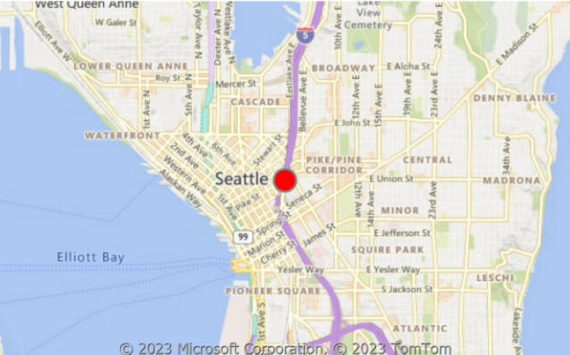 Location of the crash. (Courtesy of the Washington State Patrol.)