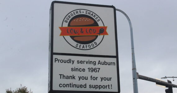 Cow & Cod near Downtown Auburn serves specialty hamburgers, fish and chips, crinkle French fries, milkshakes and more. Photo by Bailey Jo Josie/Sound Publishing.