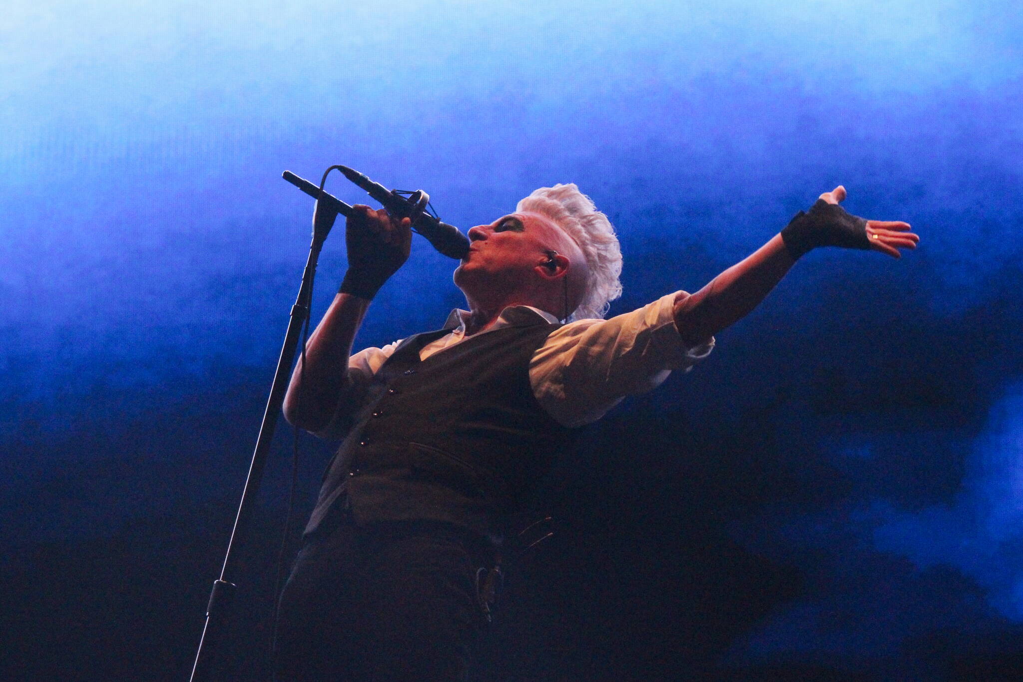 Maynard James Keenan sings “Fear Inoculum” from Tool’s 2019 album of the same name.
