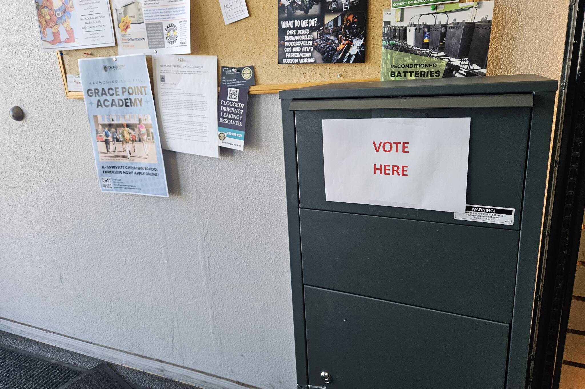 Photo by Ray Miller-Still/Sound Publishing
It’s legal in Washington to be a third-party ballot collector, but election officials strongly suggest using official drop boxes instead.