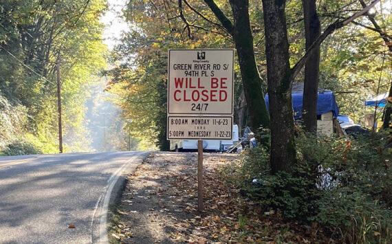 King County will clear homeless camps and vehicles along a portion of the Green River Road between Kent and Auburn. COURTESY PHOTO, King County