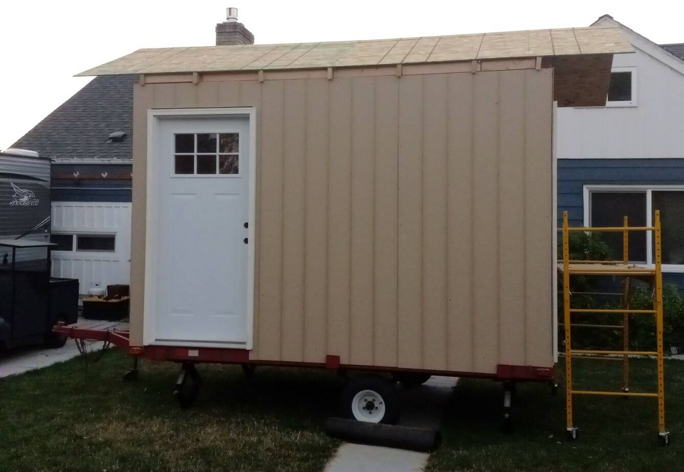 Santa House under construction in 2022 at the house of Billy Jack and Kristi Newman. (File photo)