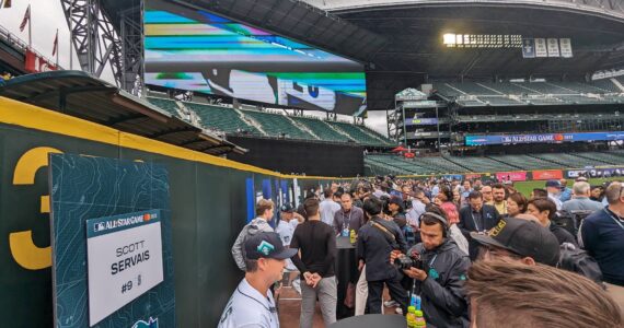 File photo
Mariners manager Scott Servais and crew had a solid following in the media for their home All-Star Game last summer.