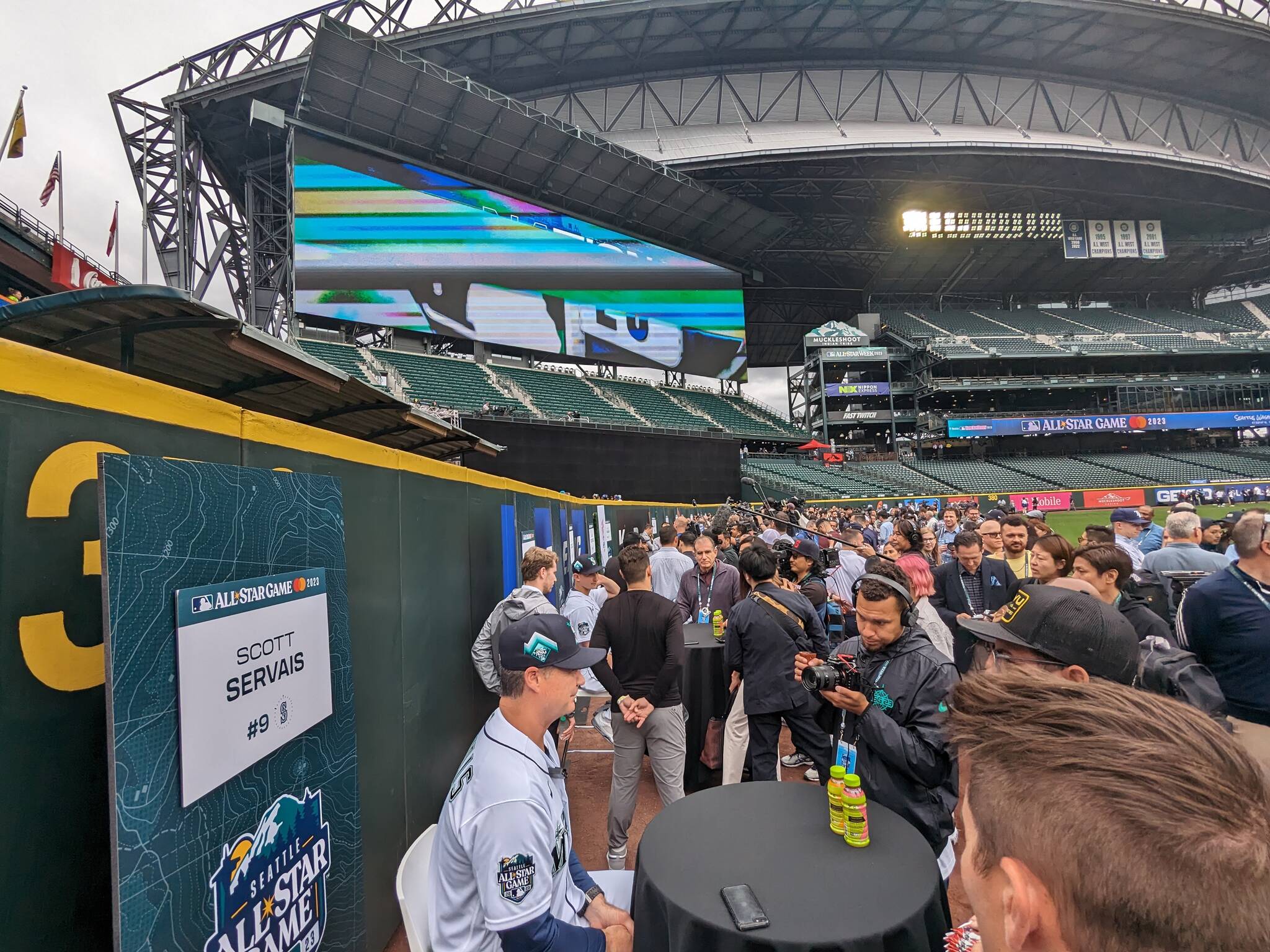 File photo
Mariners manager Scott Servais and crew had a solid following in the media for their home All-Star Game last summer.