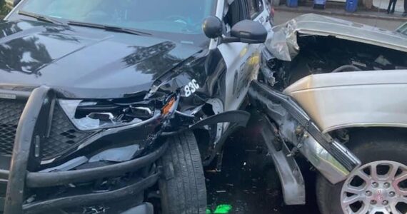 Courtesy of the Auburn Police Department
Antonio Fernandez, 28, attempted to flee the area as a passenger in an SUV with three additional occupants, according to the police department. The suspects’ vehicle struck an Auburn Police Department’s K9 vehicle after turning into a parking lot to avoid an armored SWAT vehicle, according to the department.