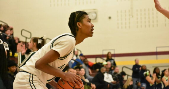 Daniel Johnson eyes down a defender. Ben Ray / The Reporter