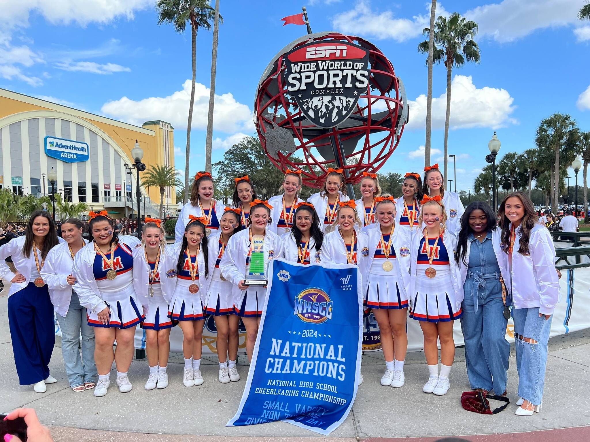 The Auburn Mountainview cheer team. Photo provided by Shana Biggs.