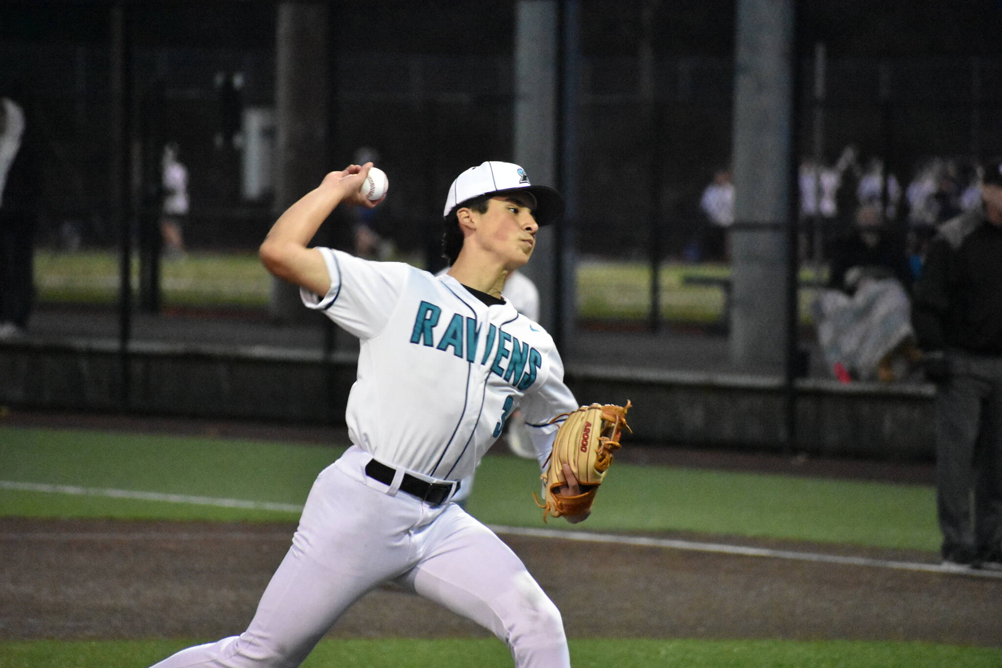 Andre Muneton pitches to Cleveland at home. Ben Ray / The Reporter