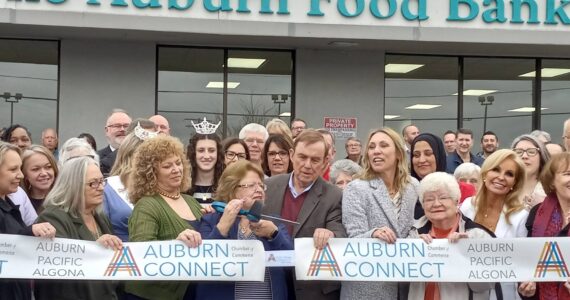 A ribbon cutting was held March 20 to celebrate the new home of the Auburn Food Bank, 2804 Auburn Way N. Photos by Robert Whale/Auburn Reporter