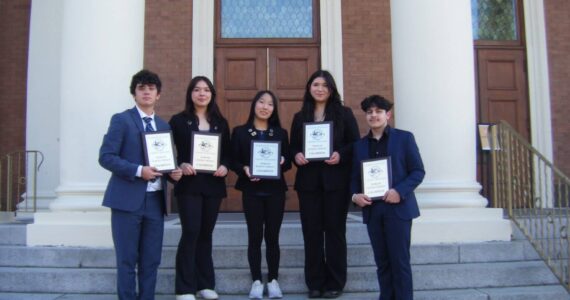 Courtesy photo
Left to right: Isaac Gerstner, Emily Helms, Annie Lee, Osiris Romero, Lawand Muhsen.