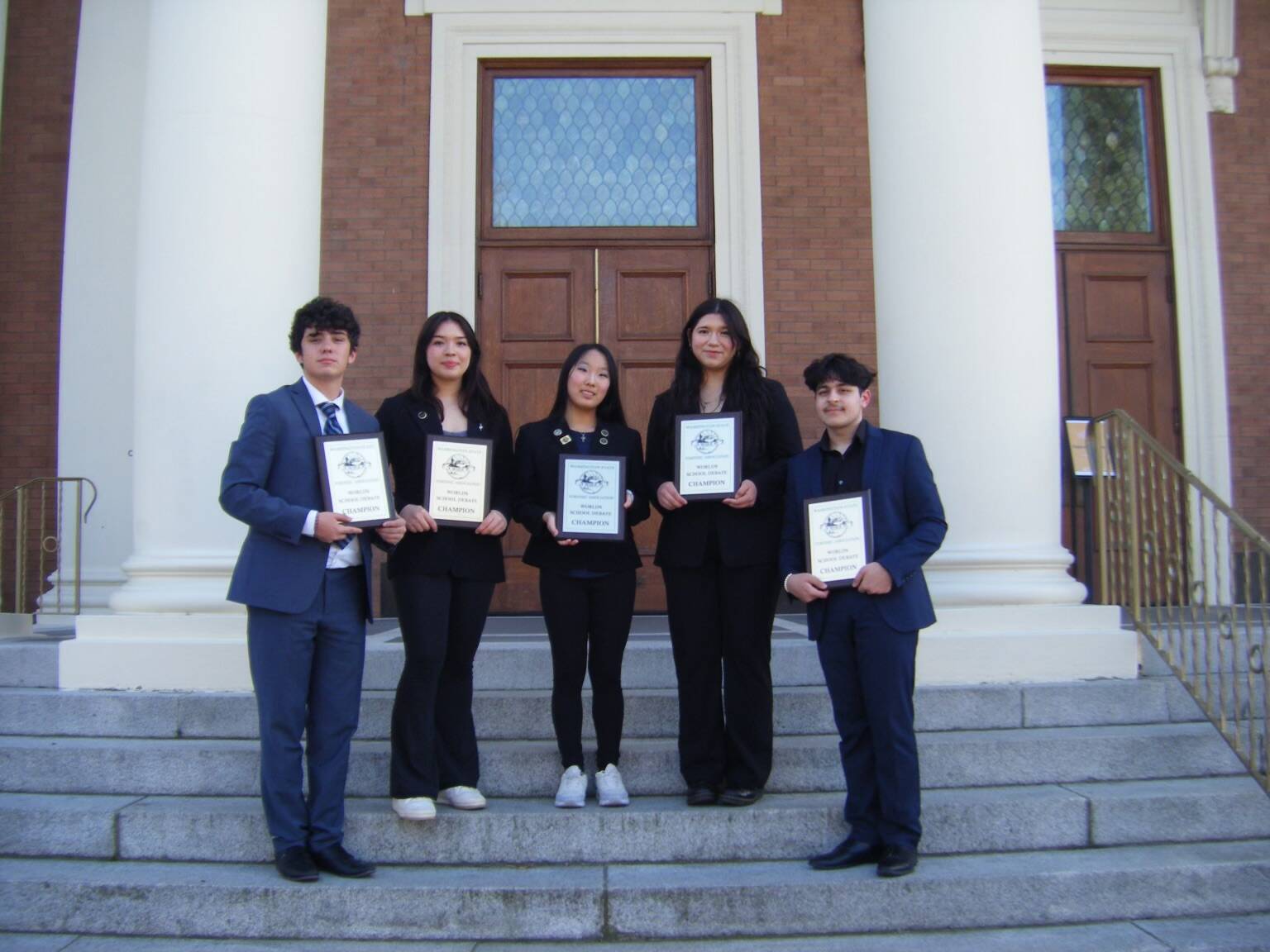 Courtesy photo
Left to right: Isaac Gerstner, Emily Helms, Annie Lee, Osiris Romero, Lawand Muhsen.