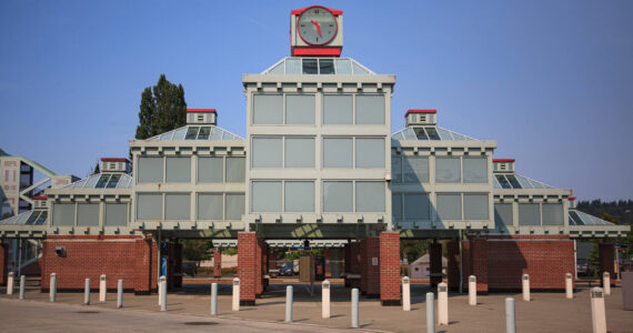 Auburn Station as seen from 1st Street Northwest. File photo