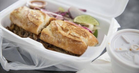 Food in a foam takeout container. Sound Publishing file photo