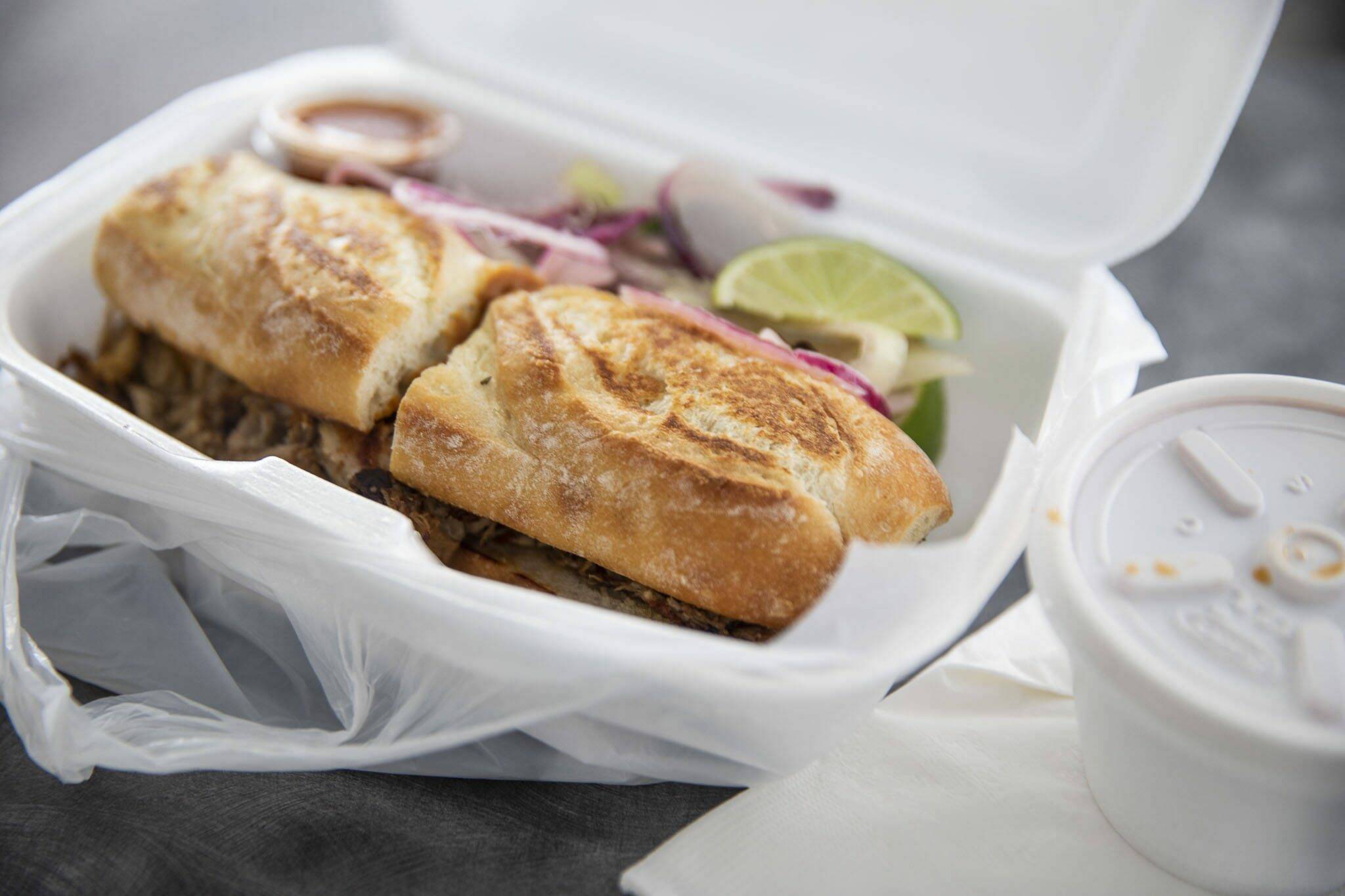 Food in a foam takeout container. Sound Publishing file photo