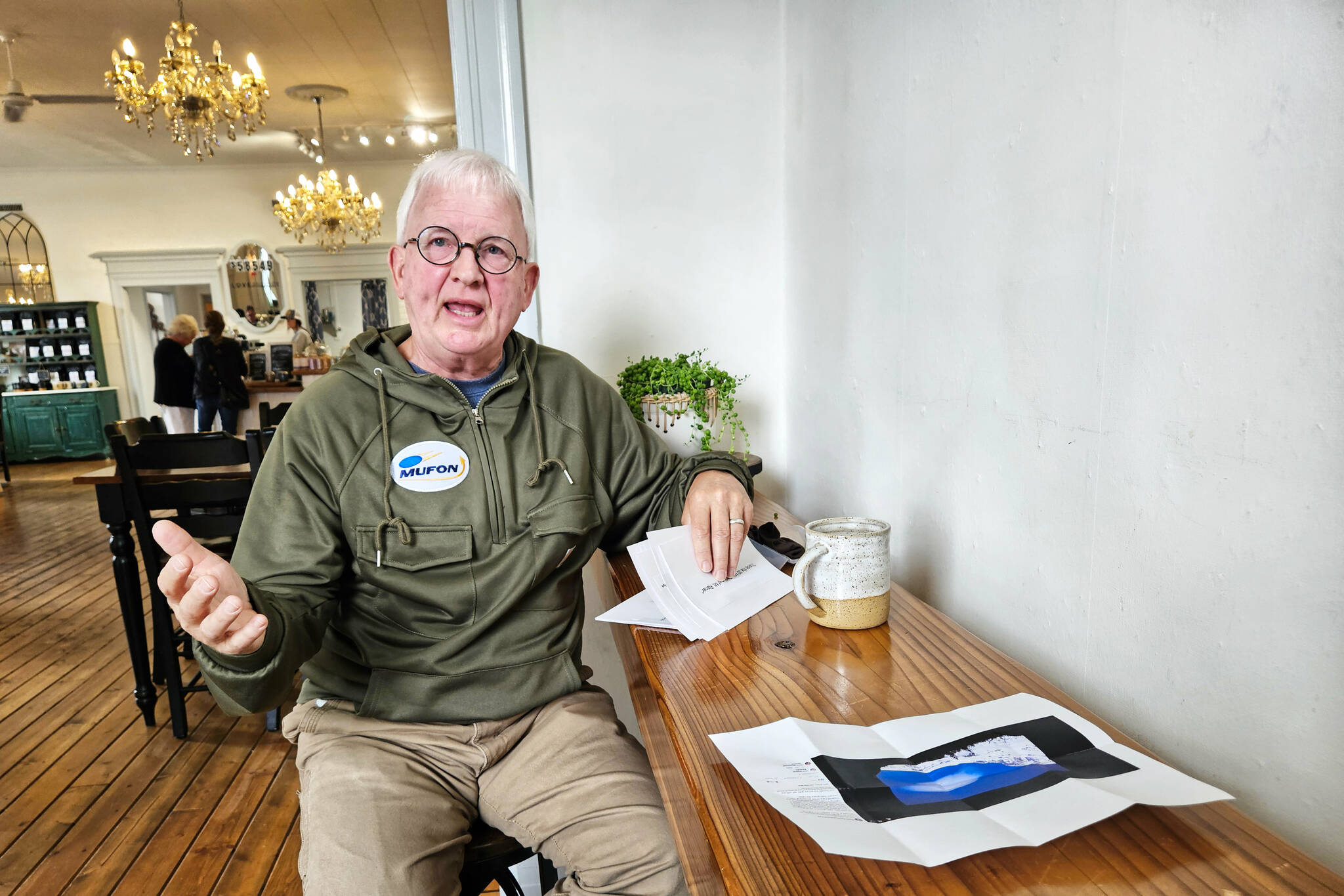 Jeff Kindle has been studying possible UFO activity around Mt. Rainier. Photo by Ray Miller-Still/Sound Publishing